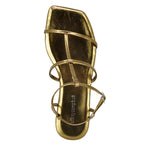 Corinth Leather Flat Strappy Sandal