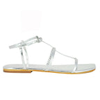Corinth Leather Flat Strappy Sandal