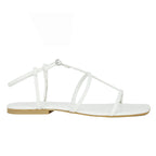 Corinth Leather Flat Strappy Sandal