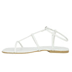 Corinth Leather Flat Strappy Sandal