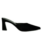 Unamused Suede Heel Mule