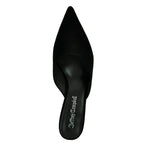 Unamused Suede Heel Mule