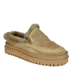 Jun-4.0 Suede Fur Stitch Mule