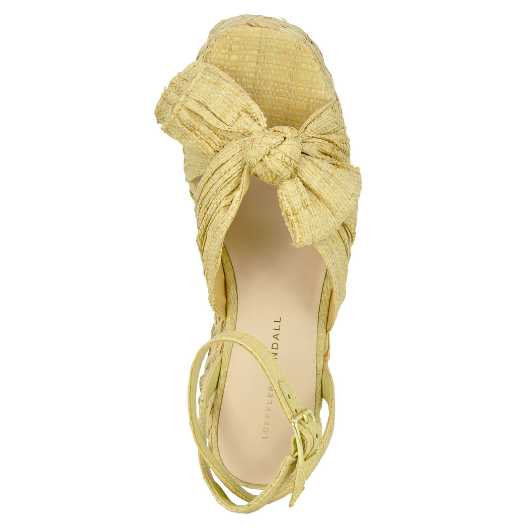 Gaby Braided Bow Platform Espadrille – Footnotes