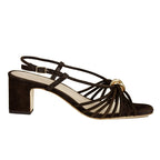 Minna Suede Block Heel Sandal
