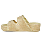 Theo-CWR Raffia Platform Sandal