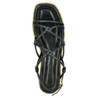 Camille Leather Platform Espadrille Sandal