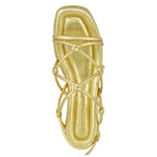 Camille Leather Platform Espadrille Sandal