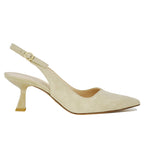 Janah Suede Heel Slingback