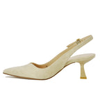 Janah Suede Heel Slingback