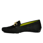 Perlata Suede Buckle Driving Moc