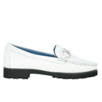 Soho Leather Lug Closed Flat