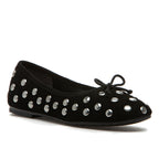 Alie-Stud Suede Studded Ballet