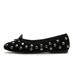 Alie-Stud Suede Studded Ballet