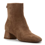 Paige Suede Stacked Heel Boot