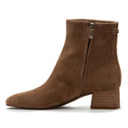 Paige Suede Stacked Heel Boot