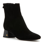 Paige Suede Stacked Heel Boot