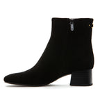 Paige Suede Stacked Heel Boot