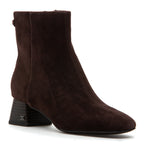 Paige Suede Stacked Heel Boot