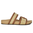Rowan Raffia Leather Footbed Slide