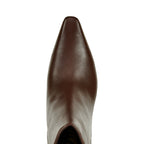 Saige Leather Heel Boot