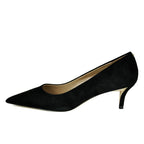 Summer Suede Heel Pump