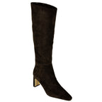 Sylvia Suede Tall Heel Boot