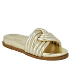 Bosa Sporty Metallic Footbed Slide
