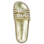 Bosa Sporty Metallic Footbed Slide