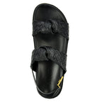 Kareena Sporty Leather Footbed Sandal