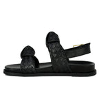 Kareena Sporty Leather Footbed Sandal