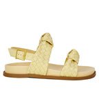 Kareena Sporty Leather Footbed Sandal