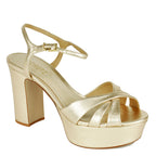 Keefa Metallic Platform Sandal