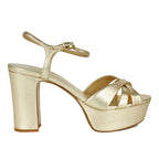 Keefa Metallic Platform Sandal