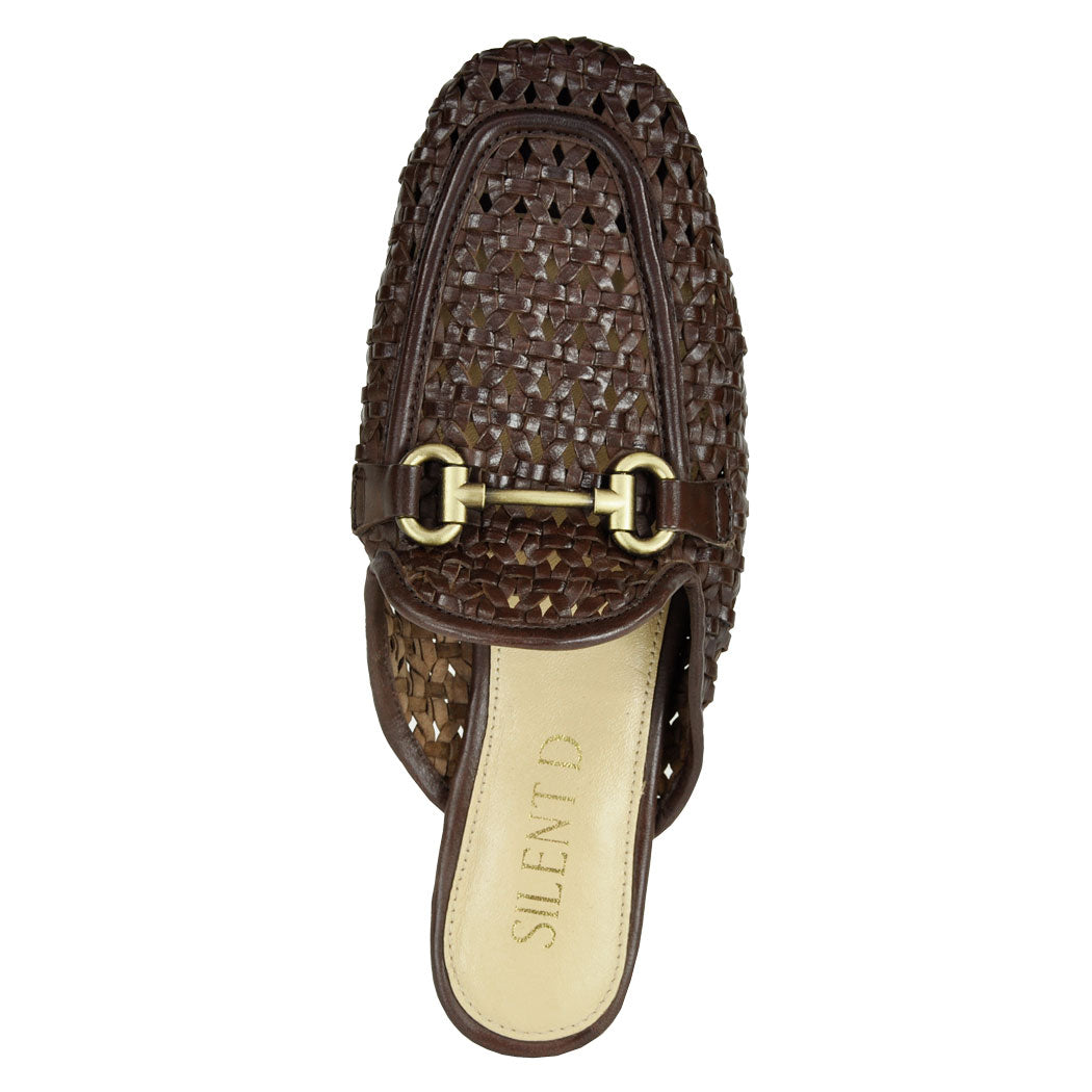 Cora Woven Leather Ornamental Mule – Footnotes
