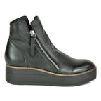 Nene Leather Wedge Zip Boot