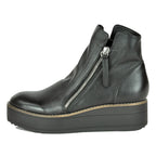 Nene Leather Wedge Zip Boot