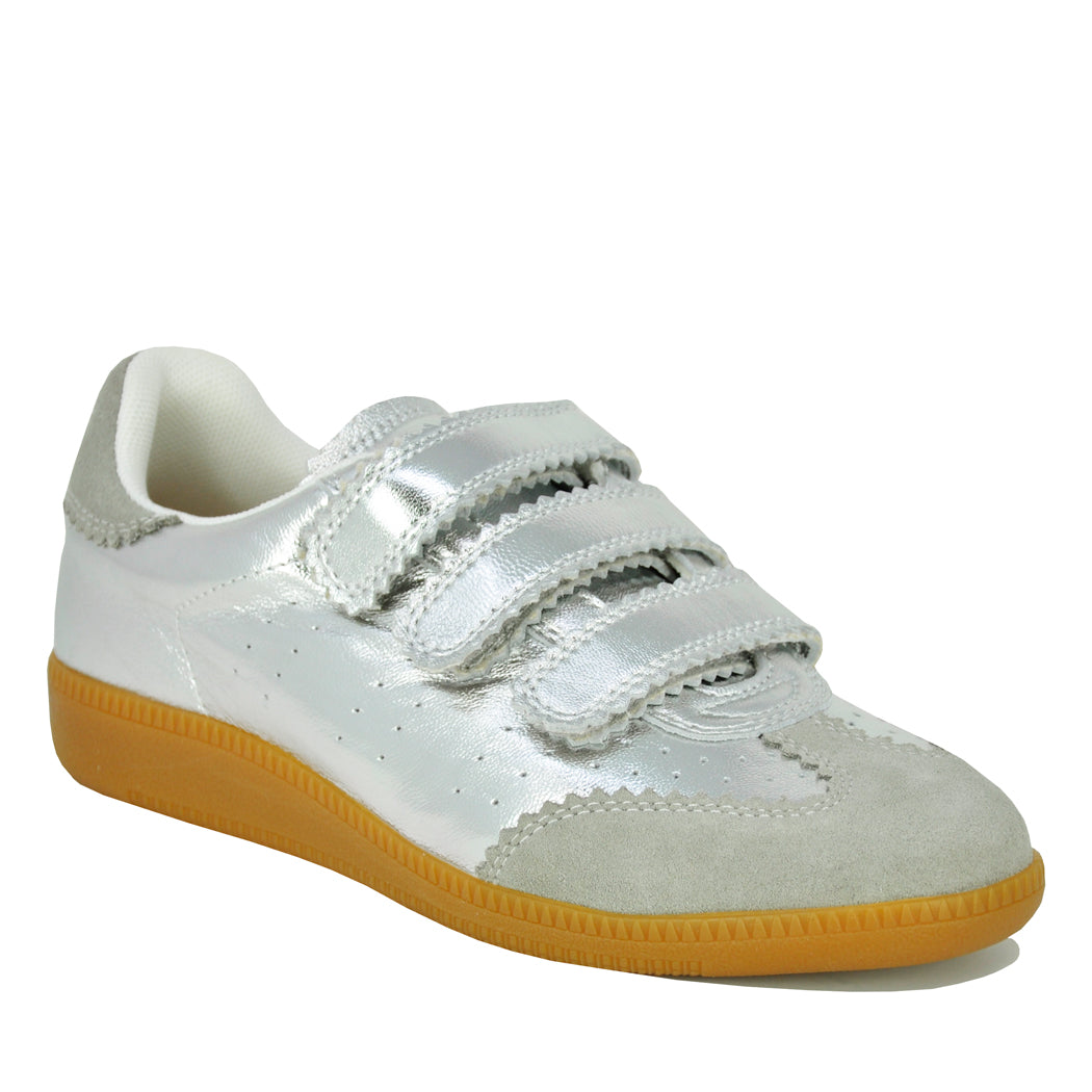 【PORTERNA】Skendi Velcro Flat Shoes Seena Leather Velcro Sneaker – Footnotes