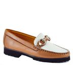 Soho-Combo Leather Lug Closed Flat