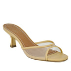Bridgette Mule Mesh Leather Slide