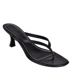 Freja Leather Thong Heel