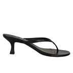 Freja Leather Thong Heel