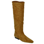 Wally-Flat-Boot Suede Flat Tall Boot