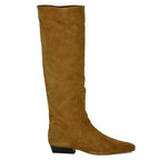 Wally-Flat-Boot Suede Flat Tall Boot