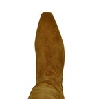 Wally-Flat-Boot Suede Flat Tall Boot