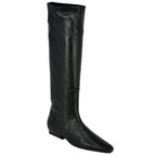 Wally-Flat-Boot Leather Flat Tall Boot