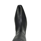 Wally-Flat-Boot Leather Flat Tall Boot