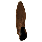 Wally-AnkleBoot Suede Ankle Heel Bootie