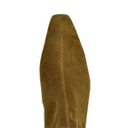 Wally-AnkleBoot Suede Ankle Heel Bootie