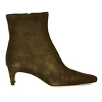 Wally-AnkleBoot Suede Ankle Heel Bootie